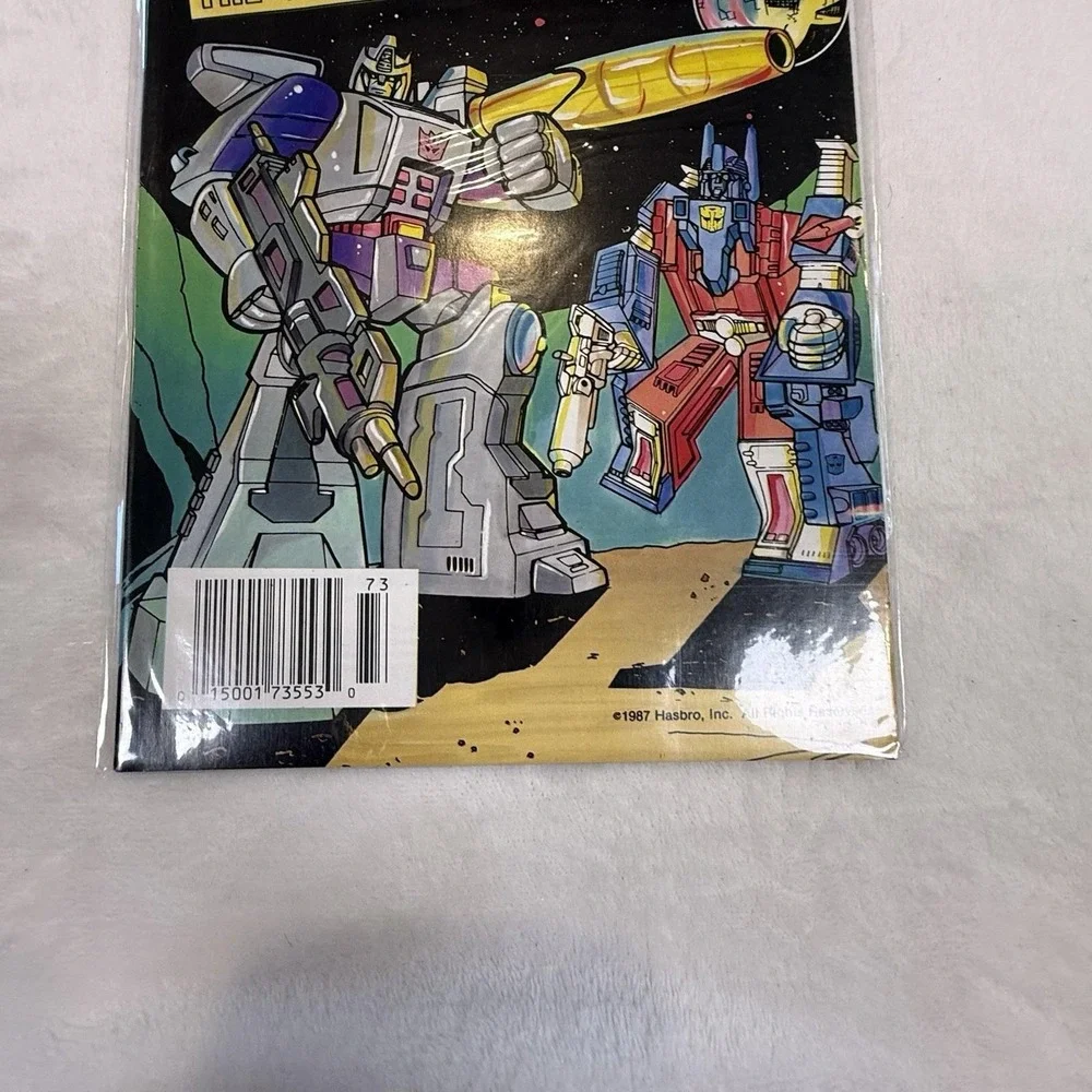 Transformers 3-D #1 Blackthorne 1987 Hasbro Megatron Optimus Prime VF Comic